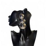 Triple Luxe Ball Earrings