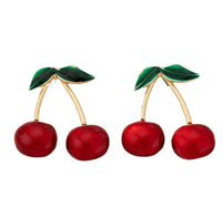 Sweet Cherry Drop Earrings