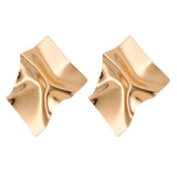 Lizzie Square Clip On Earrings