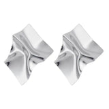 Lizzie Square Clip On Earrings