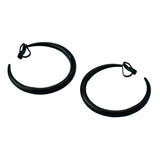 Act Bad Clip On Hoop Earrings