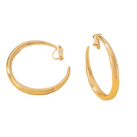 Act Bad Clip On Hoop Earrings