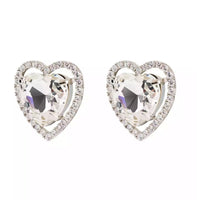 Queen Of Hearts Clip On Earrings