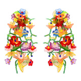 Gardenia Floral Earrings