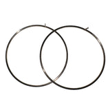 Round The Way Stud Hoop Earrings