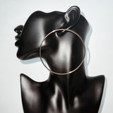 Round The Way Stud Hoop Earrings