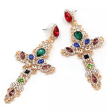 Lidia Cross Earrings